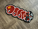 Doom Cute Carpets for Living Room Bedroom Non-slip Decor Soft Flannel Home Bedside Floor Yoga Mat Tapestry Rug Gifts