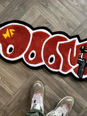 Doom Cute Carpets for Living Room Bedroom Non-slip Decor Soft Flannel Home Bedside Floor Yoga Mat Tapestry Rug Gifts